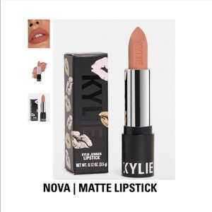 Kylie cosmetic matte lipstick in Nova